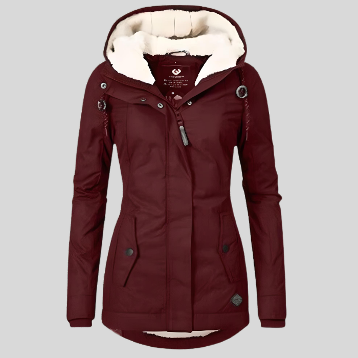 Audrey | Manteau d'Hiver Longue pour Femme | Imperméable