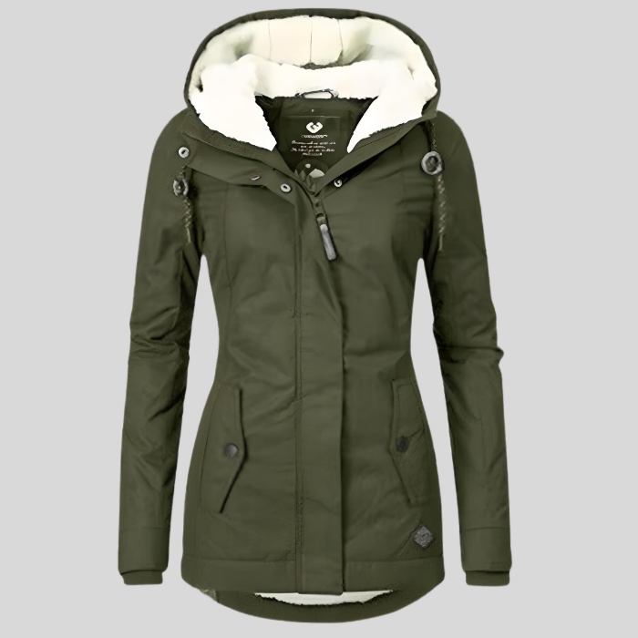 Audrey | Manteau d'Hiver Longue pour Femme | Imperméable